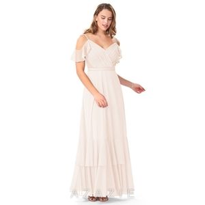 Azazie Rylan Womens Bridesmaid Dress Rose A2
